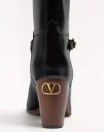Valentino Pattie Calfskin Boot 75Mm - Image 6